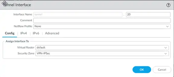 Tunnel Interface Setup