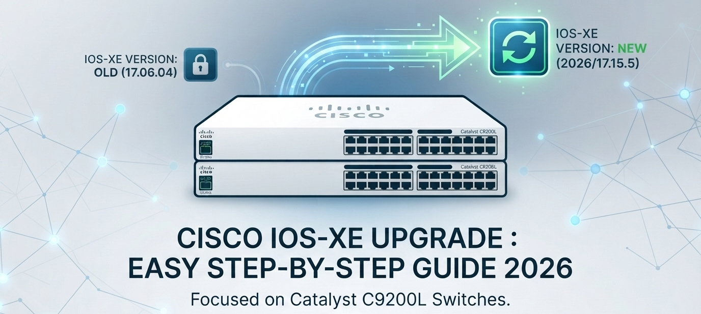 Cisco IOS-XE Upgrade : Easy Step-by-Step Guide 2026